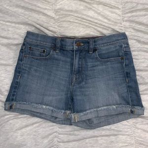 J. Crew Midi Jean Shorts